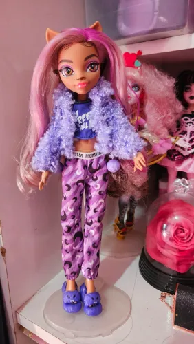 Boneca monster high Clawdeen creepover G3 COMPLETA
