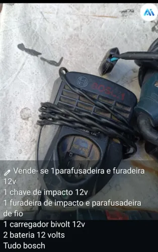 Parafusadeira e furadeira