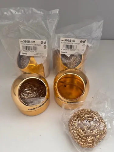 Conjunto De Limpeza E Suporte Para Ferro De Solda