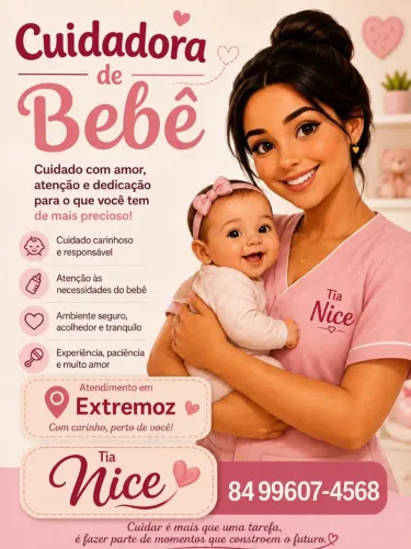 Cuidadora infantil profissional 