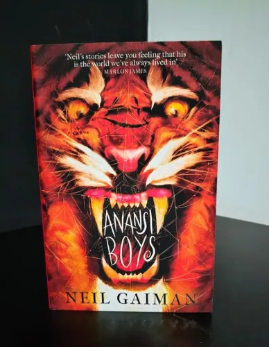 Anansi Boys - Neil Gaiman [Brochura em INGLÊS]