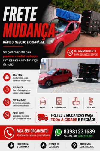 Frete carreto viagem interestadual 