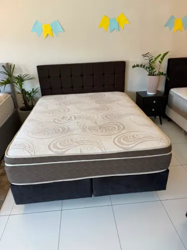 Colchão box Queen Size MAXFLEX USADA TOP - ENTREGAMOS