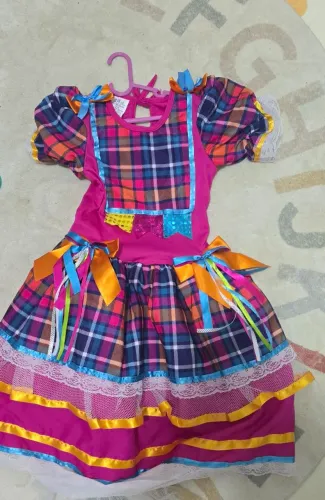 Vestido Festa Junina Tamanho 8