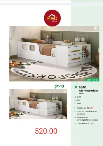 Cama montessoriana ,entrega e monta, super promoção