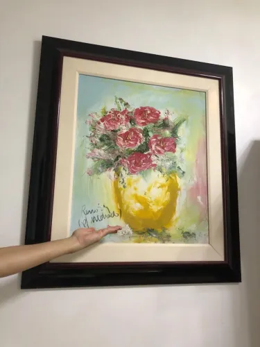 Quadro pintura mediúnica de José Medrado