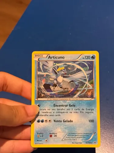 Carta Pokémon Articuno Foil (16/108)