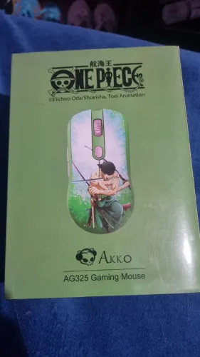 MOUSE GAMER AKKO AG325 SEMI NOVO LACRADO - SENSOR 3395 26000DPI
