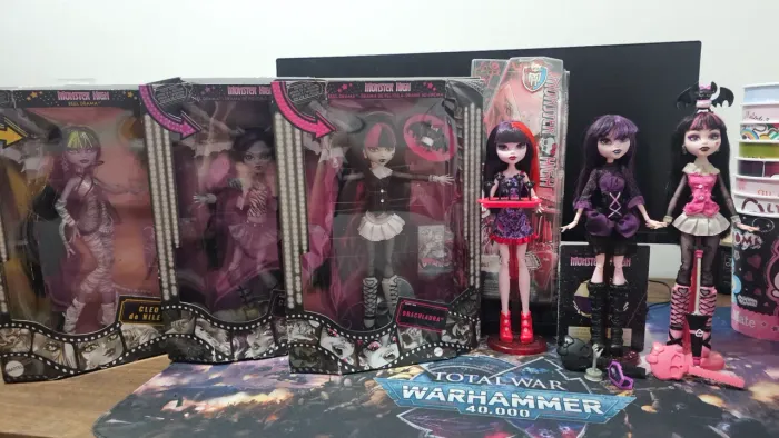 Lote Monster High G1 e Reel Drama