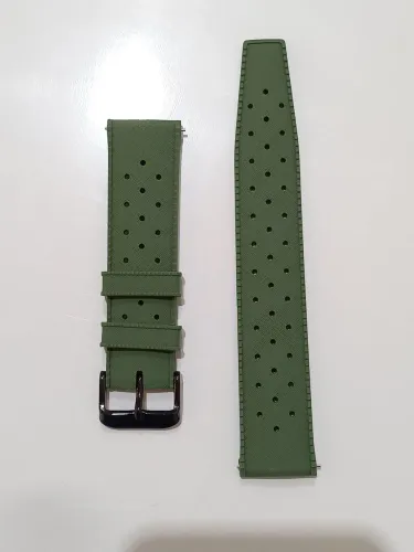 Pulseira Relógio Tropic Silicone engate rápido, verde, 22mm.