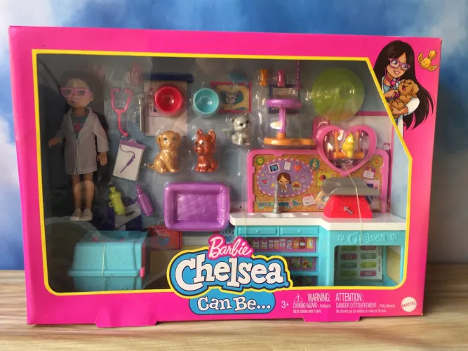 Barbie Chelsea Can Be clínica veterinária 