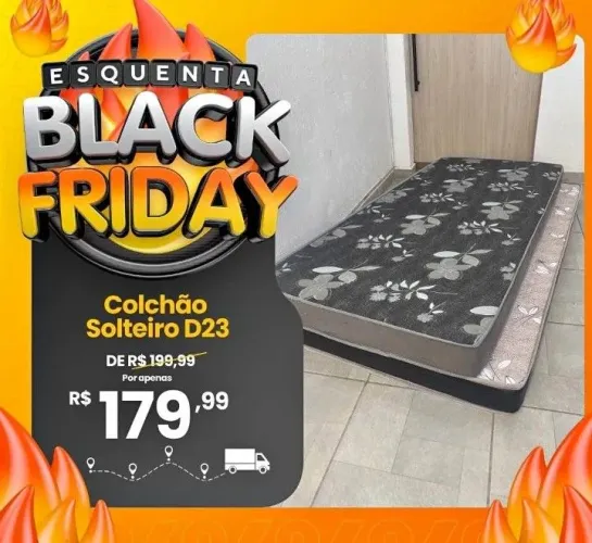 Colchão solteiro D23 14cm de espuma tecido R$180,00 courino R$190,00