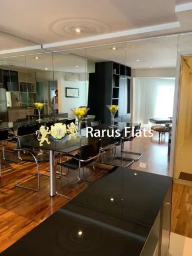Flat para locação no Jardins - Edifício Ciragan