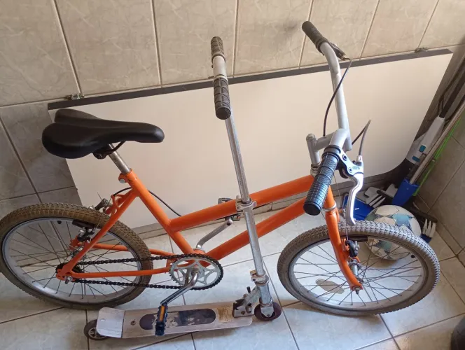 Bicicleta e patinete