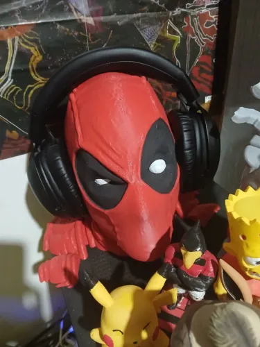 Suporte para headset deadpool