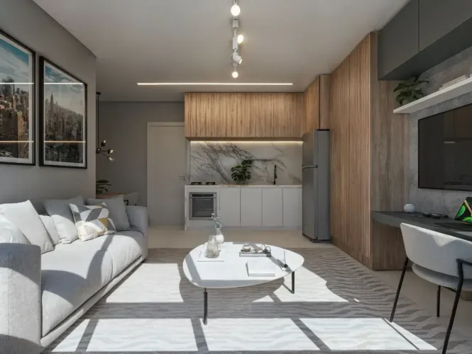 Apartamento de 1 dormitório, 41m2, ultimo andar, Lagoa da Conceição - Florianópolis - SC