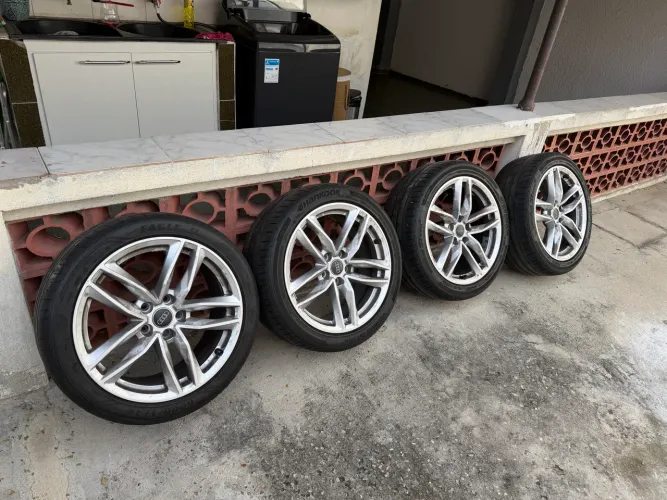 RODAS AUDI A4 OEM - ORIGINAIS PNEUS BONS