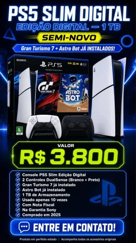 PlayStation 5 (semi novo)
