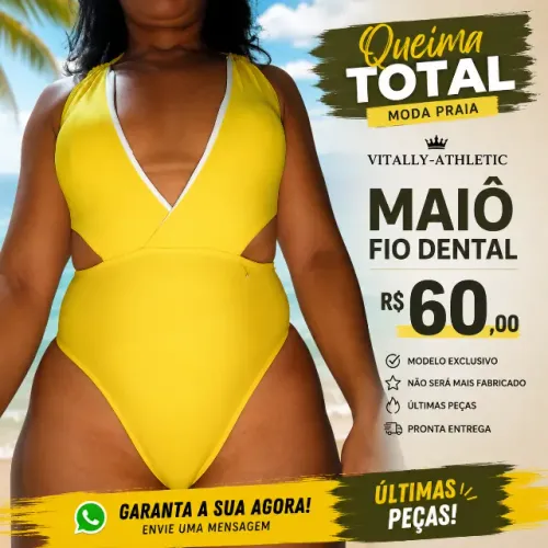 Maiô Vitally fio dental tam P