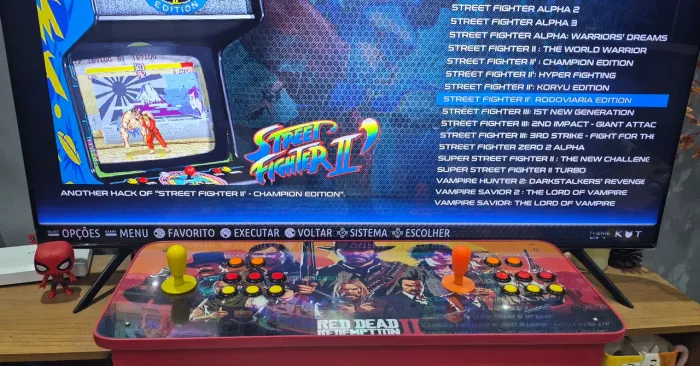 Fliperama Arcade mais 2 mil jogos