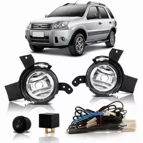 Kit Farol Milha Auxilia Neblina Ford Ecosport 2009 2010 2011