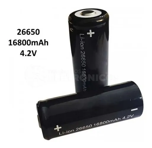 Bateria 26650 Recarregavel (Lanterna)