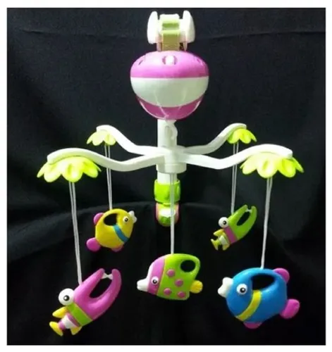 Brinquedo de berço - Mobile à pilha giratório