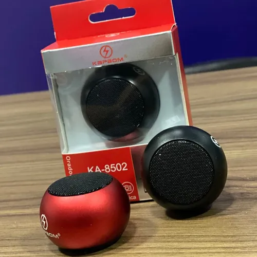 Caixinha de Som Bluetooth Metal Portátil Amplificada Kapbom