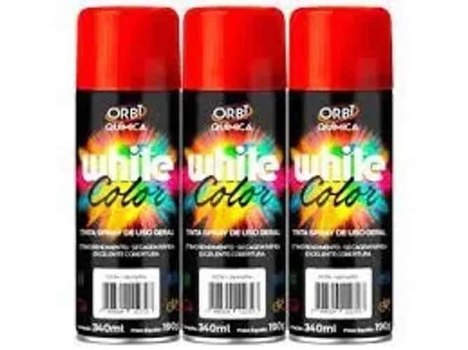 Tinta Spray White color (Vermelha)