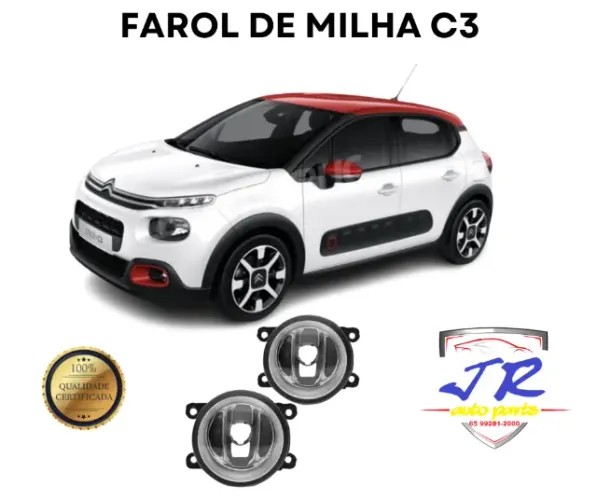 Par Farol Milha Auxiliar C3 2018