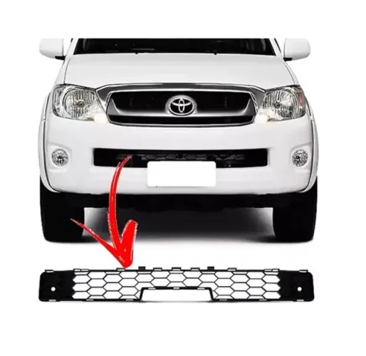 Tela Grade Inferior Parachoque Hilux 2009 2010 2011 Preta