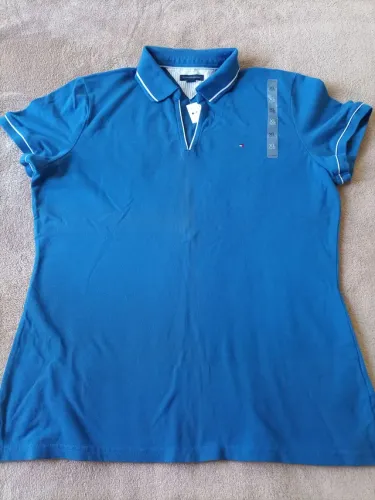 Camisa polo feminina TH nova