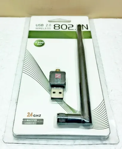 Adaptador Wi-Fi USB 802.11N 2.40Ghz NOVO