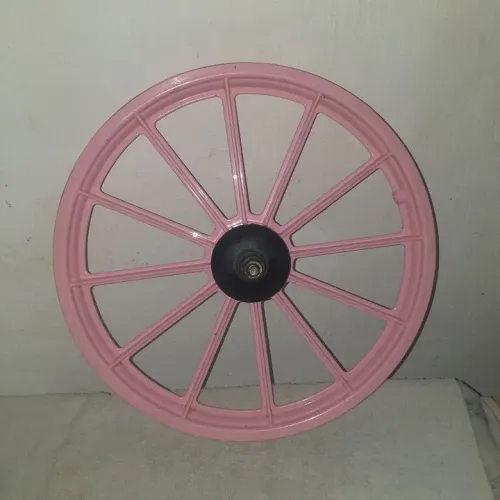 Jante  Dianteir ou Trazeira de Bicicleta Rosa Aro 16 com.eixo.