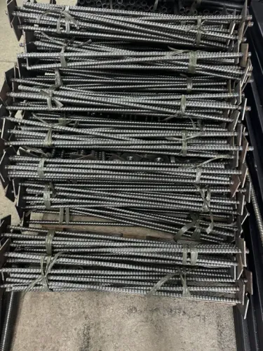 Agulha,barra de ancoragem,tirante 5/8 porca,flange travamento,pilar,cachearia 80cm