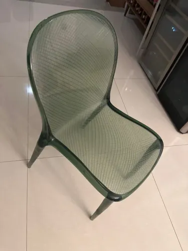 2 Cadeiras de Acrílico e resistente a peso com Design Moderno