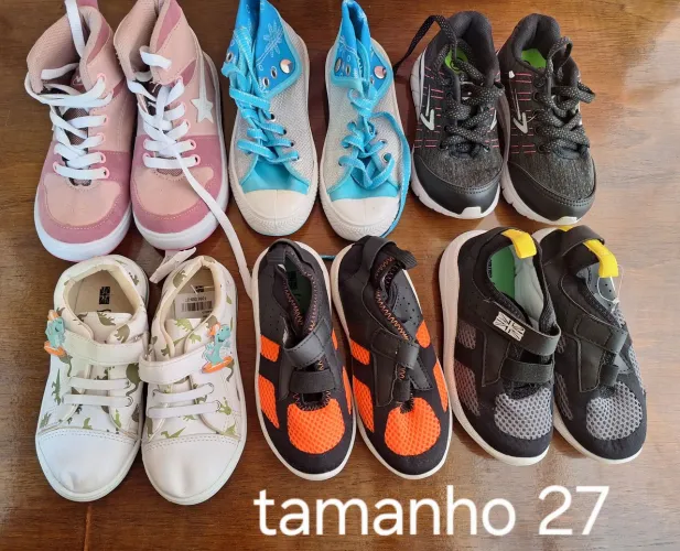 Sapatos infantis, tam. 27, novos 