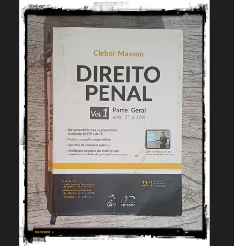 Livro: Direito Penal - Parte Geral - Vol.1 11ª Ed. 2017