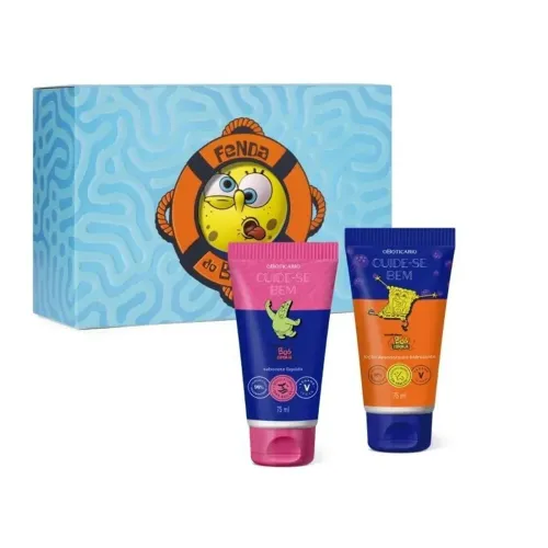 Kit estojo Bob Esponja 