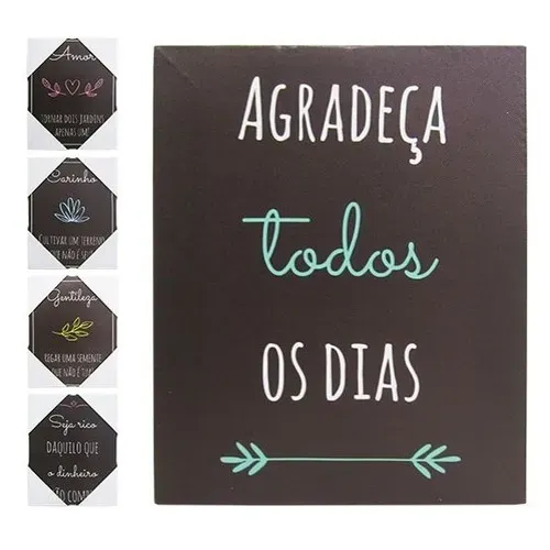 Quadro Decorativo 24,5x19,5cm Tipo Tela 9607607