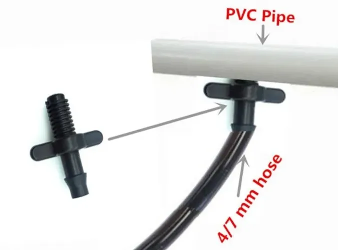 Conector Mangueiras de Irrigação 4/7m Jardim 6mm Kit 5 Unid.Adaptador ArduinoCOD-CP274