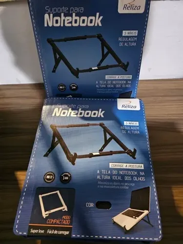 Suporte Notebook Compacto Reliza na caixa