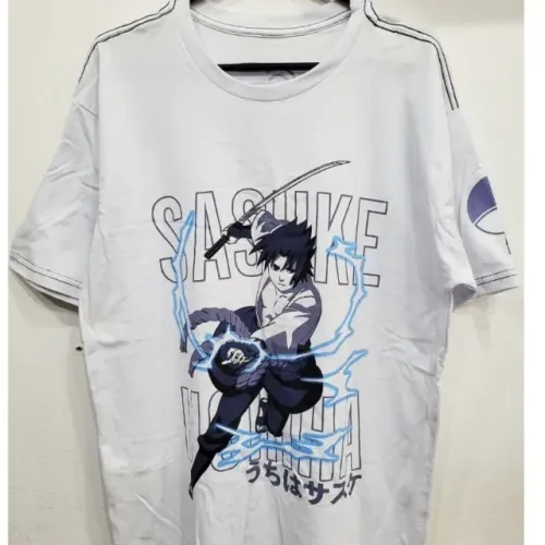 Camiseta / Camisa Sasuke Uchiha (Anime Naruto)