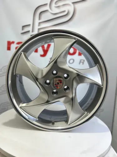 Rodas Porsche CUP-3 Forged Prata Borda Diamantada 5x112 - 19x8,5 Offset 45