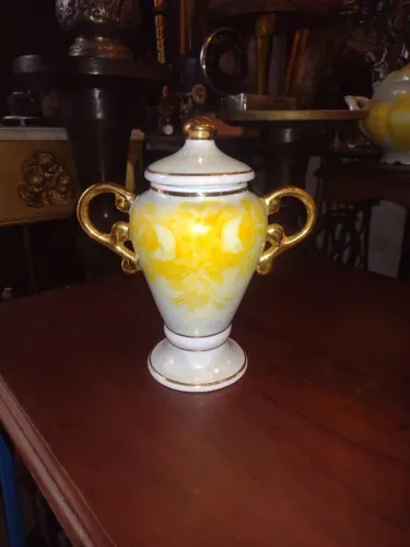 Potiche Ânfora em Porcelana