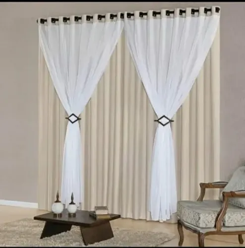 Cortinas Tecido Oxford 2,70 x 3,00 largura - Whatsapp: *11