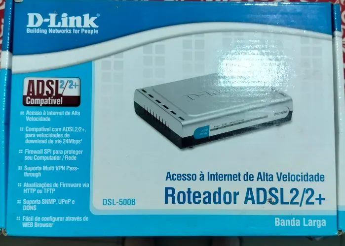 Roteador ADSL2/2+ D-Link DSL-500B