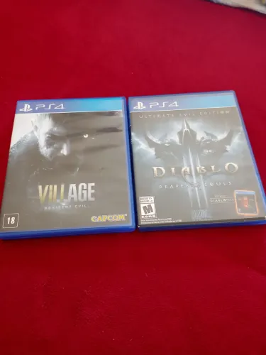 Resident Evil Village e Diablo III: Reaper of Souls - PS4