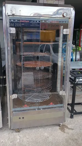 Máquina de assar frango giratória Progás