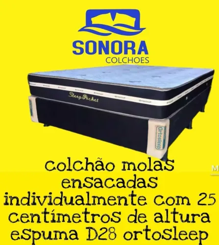 Colchão de molas ensacadas individualmente